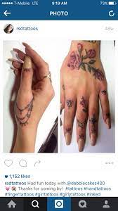 Dainty Hand Tattoos For Women Girly Hand Tattoos Finger Tattoos