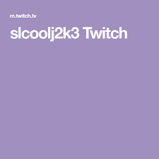 Slcoolj2k3 Twitch Twitch Activities Home Projects