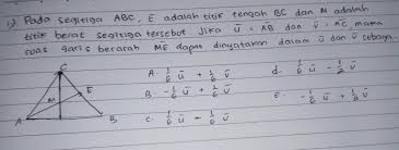 Malwarebytes 3 premium expires on : Pada Segitiga Abc E Adalah Titik Tengah Bc Dan M Adalah Titik Berat Segitiga Tersebut Jika Vektor Brainly Co Id