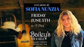 Sofia Nunzia LIVE Music at Bailey’s Bar & Grille