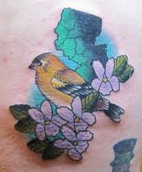 Jersey State Birds Bird Flowers