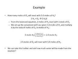 If two moles of hydrochloric acid react with excess magnesium, how many moles of hydrogen gas will. Unit 7 2 Stoichiometry Mole