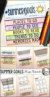 End Of Year Activity Students Create Goals For Their Summer Vacation Celebrate The End Of The Year End Of Year Activities End Of Year School Age Activities