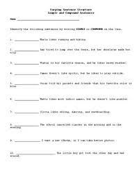 Varying Sentence Structure Worksheets Teaching Resources Tpt