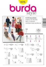 Weitere ideen zu schnittmuster puppenkleidung, puppenkleidung, puppen. Burda 8576 Schnittmuster Puppenkleider Barbie Puppen Gr One Size