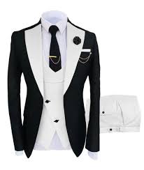 Offering the very best in contemporary craftsmanship and modern design, our men's slim fit suits will ensure that you achieve a streamlined silhouette. White 3 Piece Suit Mens Wedding Prom Tuxedo