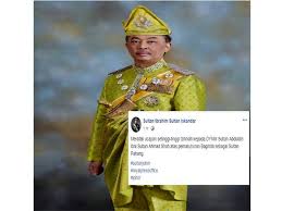 Ascending the throne, the future sultan of pahang might also be paving the way to become malaysia's new king. Sultan Johor Ucap Tahniah Kepada Tengku Abdullah