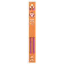 Clover knitting needle case with 12 needles boye variety sizes hero. Boye Straight Aluminum Knitting Needles 10 Size 6 Yarn Accessories Meijer Grocery Pharmacy Home More