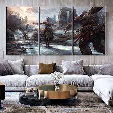 Nah, untuk kamu yang ingin membuat dekorasi ulang tahun di rumah, kamu bisa menjadikan ulasan ini sebagai referensi dekorasi ulang tahun unik. 3 Buah God Of War Lukisan Game Wallpaper Ruang Tamu Dekorasi Kanvas Karya Seni Kamar Tidur Dekorasi Stiker Latar Belakang Hadiah Ulang Tahun Buy Permainan Lukisan God Of War Karya Seni Stiker