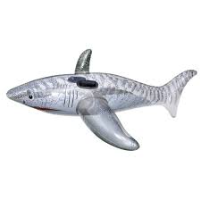 swimline swimming pool ride on shark