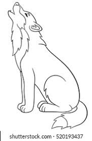 Doing coloring pages can help your child learn patience skills. Coloring Pages Cute Beautiful Wolf Sits Stock Vector Royalty Free 520193437