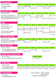 Jadwal Praktek Dokter Rumah Sakit Mulia Pajajaran