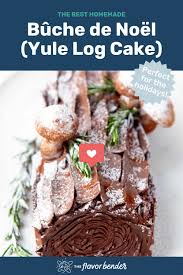Buche De Noel Yule Log Cake Recipe The Flavor Bender In 2020 Yule Log Cake Log Cake Yule Log Cake Recipe