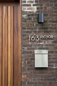 Dave s custom mailbo makes this gorgeous handcrafted. Mazen Studio House Numbers Metal House Numbers Modern House Number