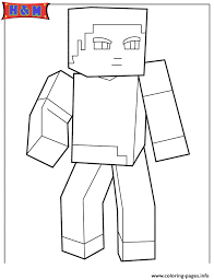 Choose another fun and educational activity to keep your kids busy. Minecraft Character Steve Looking Around Coloring Pages Printable