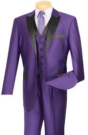 Black And Purple Tuxedo Vinci Mens Shiny Purple 3 Piece Tuxedo Entertainer 23tx 1 Just For You