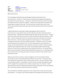 Mayor and Council, I'm forwarding an email from County Manager Fred Jarmin  that went to his Commissioners. On May 21st I was