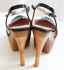 Buy gucci clothing & accessories and get free shipping & returns in usa. Gucci Platform Shoes Black Patent Leather Ankle Strap Wood Heel In Box Sz 38 For Sale At 1stdibs