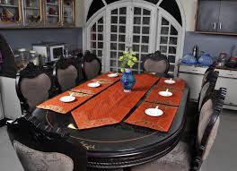 Home Decorative Dining Table Runner Silk Brocade Tablecloths Place Mats Set Of 7 Pcs Gifts By Houseofhandicraft On Etsy Asiatisch