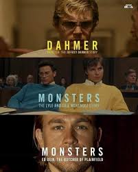 With the success of DAHMER and THE STORY OF THE MENENDEZ BROTHERS, #Netflix  confirms the third season of MONSTERS, Ed Gein: The Story of "The Butcher  of Plainfield" played by Charlie Hunnam. |