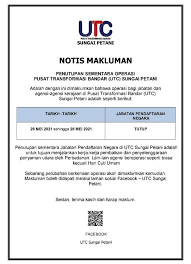 Sungai petani is kedah's largest city and is located about 55 km south of alor setar, the capital of kedah, and 33 km northeast of george town, the capital city of the neighbouring state of penang. Utc Sungai Petani Siaran Facebook