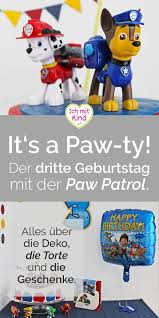 Mit diesen tollen masken ist genau das möglich! It S A Paw Ty Der Dritte Geburtstag Mit Der Paw Patrol Ich Mit Kind Paw Patrol Birthday Party Paw Patrol Birthday Paw Patrol Party