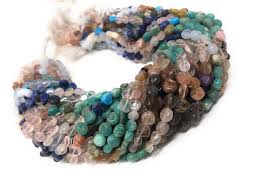 Natural Multi Stone Gemstone Coin Beads Mix Stone Gemstone Beads Bulk Wholesale Beads For Jewelry Making 6 8mm 15 5 Strand In 2020 With Images Jewelry Making Beads
