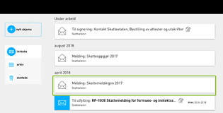 Skattemelding for 2018 er nå tilgjengelig i altinn for 4,9 millioner lønnstakere og pensjonister. Skattemelding Hent Skattemelding Fra Altinn Bn Bank