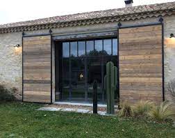 Un charme authentique vente en gros oem moderne intérieur en bois massif porte …… Volets Coulissants En Bois De Recuperation Maisons Exterieures Facade Maison Volet Coulissant Bois