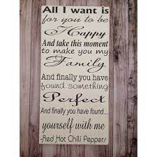 Red Hot Chili Peppers Music Lyrics Sign Hard To Concentrate Song On Wood Sign Custom Colors Red Hot Chili Peppers Red Hot Chili Peppers Lyrics Red Hot