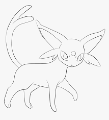 Umbreon Drawing At Getdrawings Pokemon Coloring Pages Eevee Evolutions Espeon Hd Png Download Kindpng