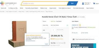 Son dönemde yılmaz özdil, mustafa kemal kitabının özel koleksiyon versiyonuyla kötü niyetli olmakla suçlanıyor. Yilmaz Ozdil In Kitabi Alisveris Sitelerinde 25 Bin Tl Ye Satilmaya Baslandi