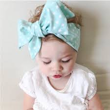 You may figure out how to decorate their head with ribbon, but don't be surprised if the baby figures out a way. Vintage Style Infant Baby Girls Polka Dots Floral Bow Headbands Toddler Princess Cotton Headwear Detskie Bantiki Volosy Mladenca Povyazki Na Golovu Dlya Devochek