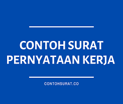 Yang bertanda tangan di bawah ini. 20 Contoh Surat Pernyataan Kerja Yang Baik Dan Benar Lengkap