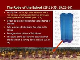 Exodus 39 22 And He Made The Robe Of The Ephod Of Woven Work All Of Blue High Priest Sinner Priestly Garments
