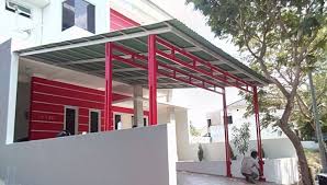 Salah satunya adalah baja ringan sangat bisa di model apapun serta bentuknya minimalis dan modern. Gambar Model Canopy Baja Ringan Baja Ringan Cikarang