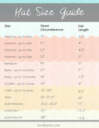 13 Perspicuous Crochet Baby Headband Size Chart