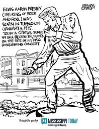 Also try other coloring pages from cartoons category. A Tour Of Mississippi Elvis Tupelo Mississippi Today