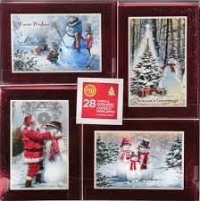 Most times, if it you don't have a receipt or tags, they can't know if it was purchased with cash or a credit card, they'll give you a store credit in. 40 Boxed Christmas Cards Walmart Canada