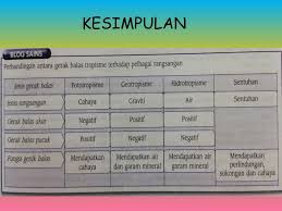 Arah gerakan ditentukan oleh rangsangan b. 1 9 Gerak Balas Dalam Tumbuhan Ppt Download