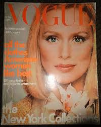 Vitg Vogue 1975 Lauren Hutton Beverly Johnson Lisa Taylor Irving Penn  Chanel ad