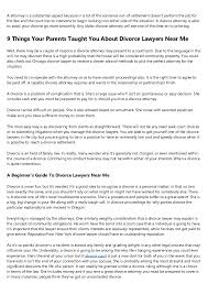 Without going any further, when a partner/marriage decides to divorce often have many questions, and it is best that those procedures are supervised and guided by specialists in. 12 Reasons You Shouldn T Invest In A Good Divorce Lawyer