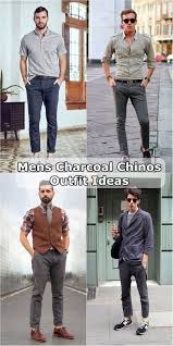 Mens Charcoal Chinos Hipster Mens Fashion Mens Fashion Edgy Urban Fashion Girls