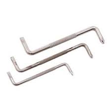 Philips #1, #2 and slotted 1/4 and 3/16 in. Offset Screwdriver Set 3 Pc Double Sided Cranked Right Angle Bent Amtech L3700 Ebay