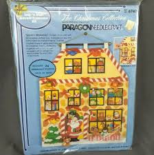 Vtg Paragon Snip N Stuff Christmas Advent Calendar Kit Santa S Workshop 6747 Paragonneedlecraft Advent Calendar Kit Christmas Advent Calendar Santas Workshop