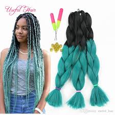One on each side of your head and one on the top. Xpression Braiding Hair Synthetic Hair Weave Jumbo Braids Bulks Extension Cheveux 24inch Ombre Blue Blonde Grey Color Crochet Ultra Braid Bulk Braiding Hair Braiding Hair Bulk From Useful Hair 2 44 Dhgate Com