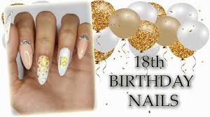 To do so, log in using the desktop version of i wish i could visit to get my nails done bc i never know where to go to get them cute like that i guess i. 18th Birthday Nails Simple And Cute Nail Art Designs Youtube