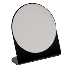Miroir Rond A Poser Metal Noir Miroir Decoration Murale Decoration Gifi