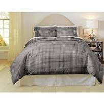 Pointehaven Derby 180 GSM Cotton Flannel Oversized Duvet Set ...