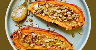 Sweet Potato with Almond Butter Recipe | Type2Diabetes.com